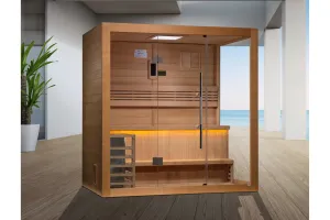 Golden Designs "Forssa Edition" 3-4 Person Outdoor/Indoor Traditional Sauna