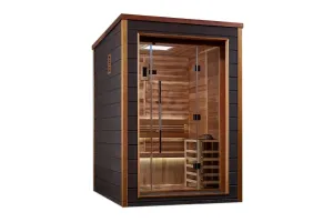 Golden Designs "Narvik" 2-Person Outdoor/Indoor Traditional Sauna