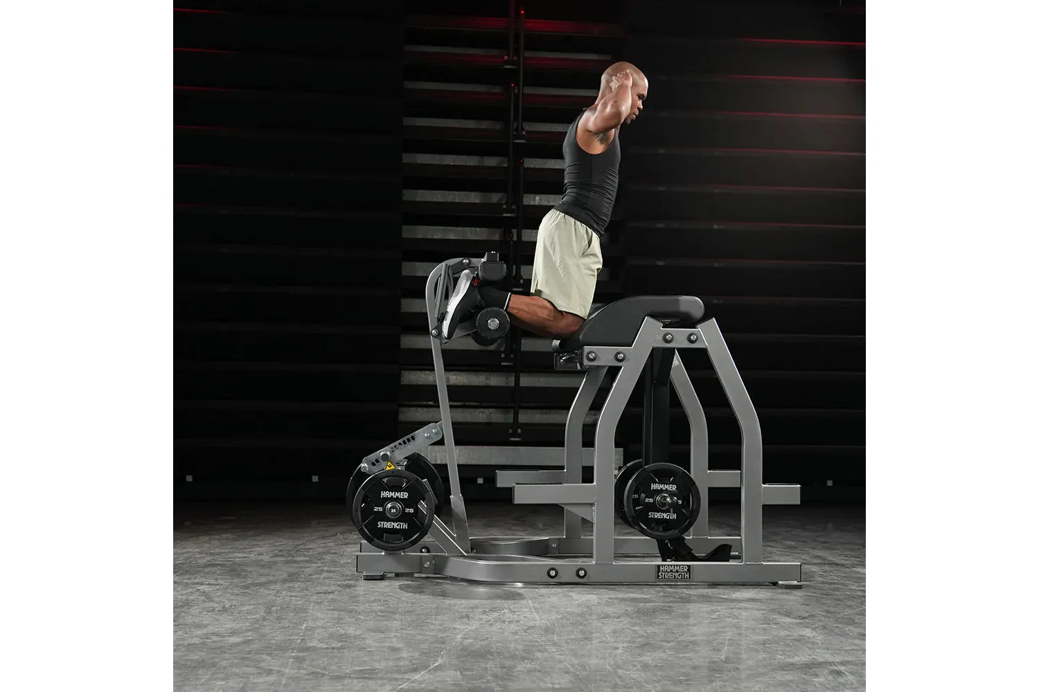 Hammer Strength Glute-Ham Reverse Hyper Combo Bench Machine