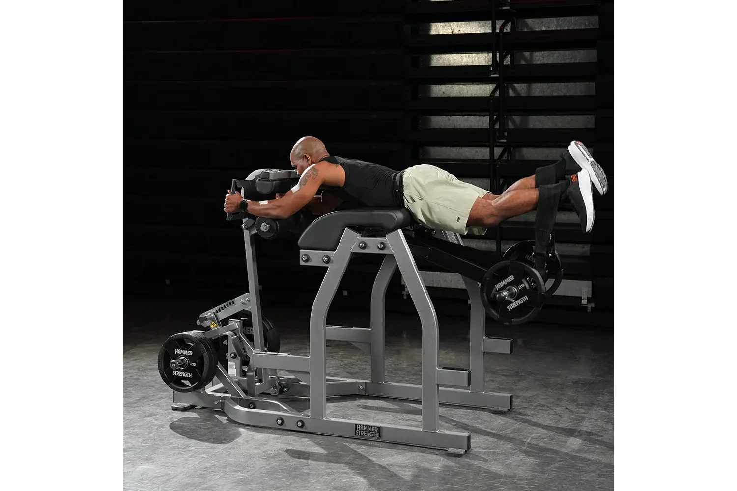 Hammer Strength Glute-Ham Reverse Hyper Combo Bench Machine