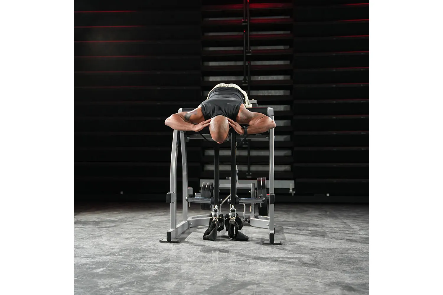 Hammer Strength Glute-Ham Reverse Hyper Combo Bench Machine