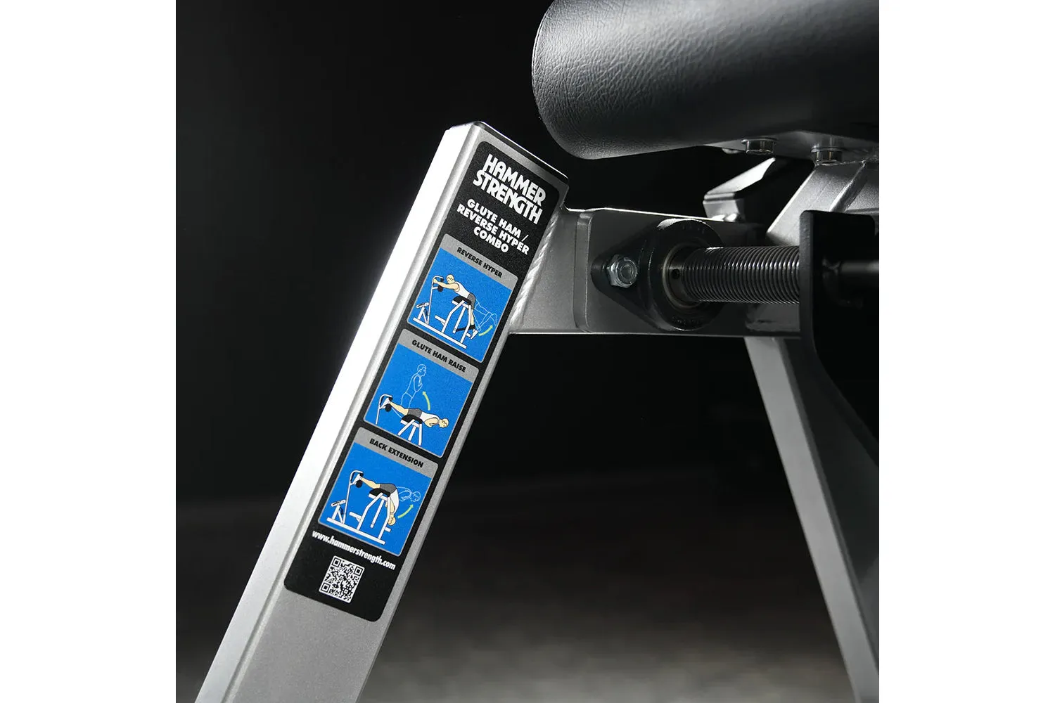 Hammer Strength Glute-Ham Reverse Hyper Combo Bench Machine
