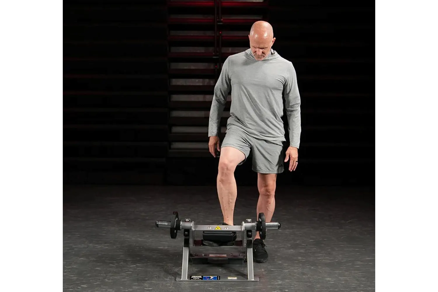 Hammer Strength Plate-Loaded Tibia Dorsi Flexion Bench Machine