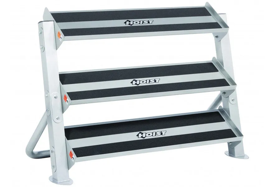 Hoist 48" 2-Tier 12  Pair Dumbbell Rack w/ Optional 3rd Tier (HF-5461-48)
