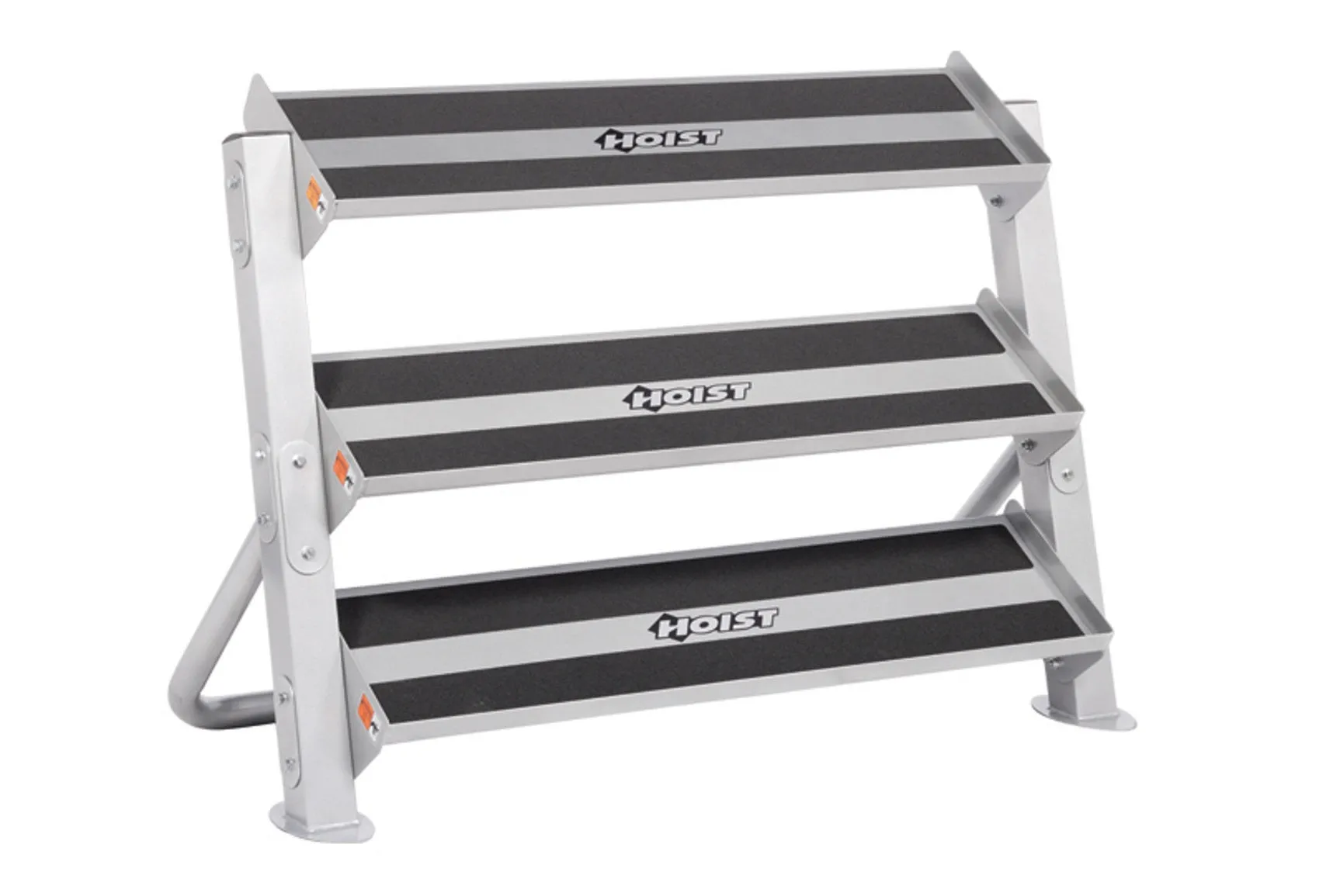 Hoist 48" 2-Tier 12  Pair Dumbbell Rack w/ Optional 3rd Tier (HF-5461-48)