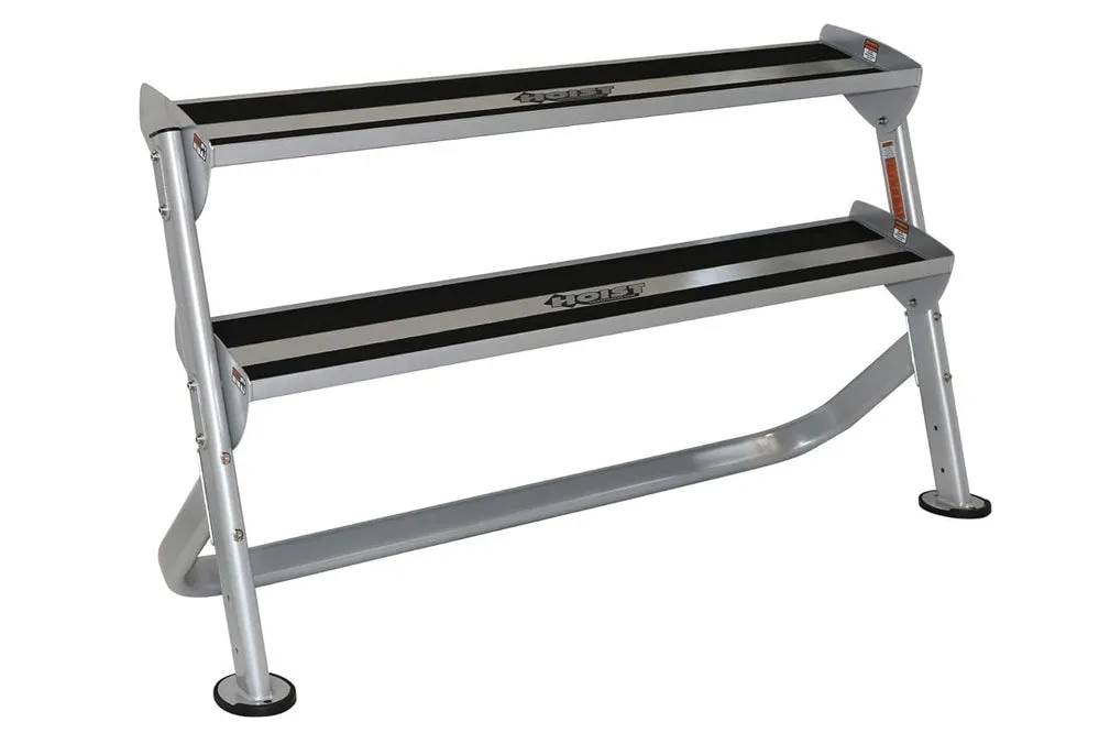 Hoist 60" 2-Tier Dumbbell Rack w/ Optional 3rd Tier (HF-5461-60)