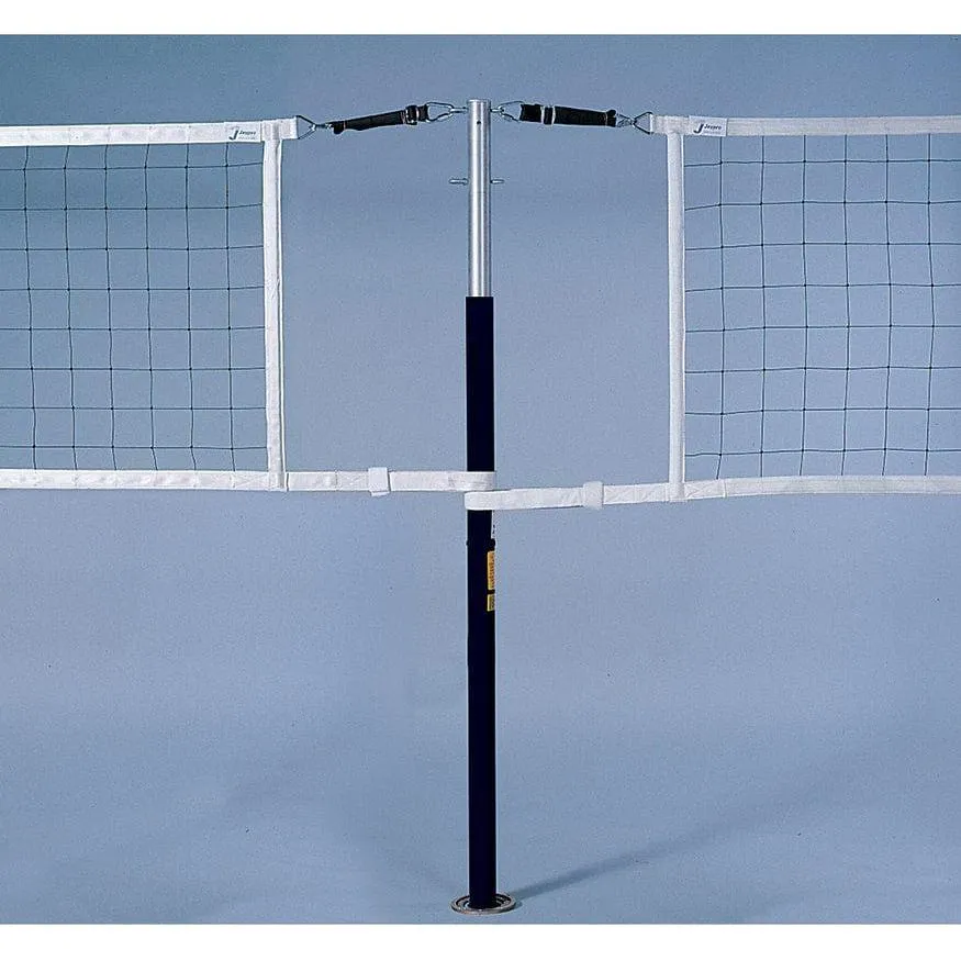 Jaypro FeatherLite Volleyball Net Center Upright System (3-1/2 in. Floor Sleeve) PVBC-500