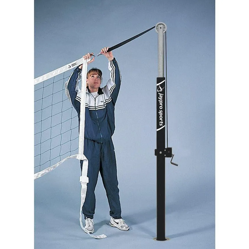Jaypro PowerLite Volleyball System with Custom Graphics - NFHS, NCAA, USVBA