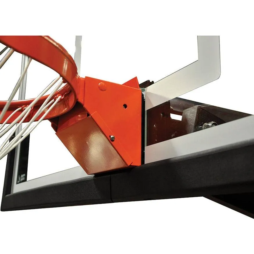Jaypro Titan Basketball System Adjustable Series 5 in.x 5 in. Pole with 3 ft. Offset 60 in. Backboard CV553B