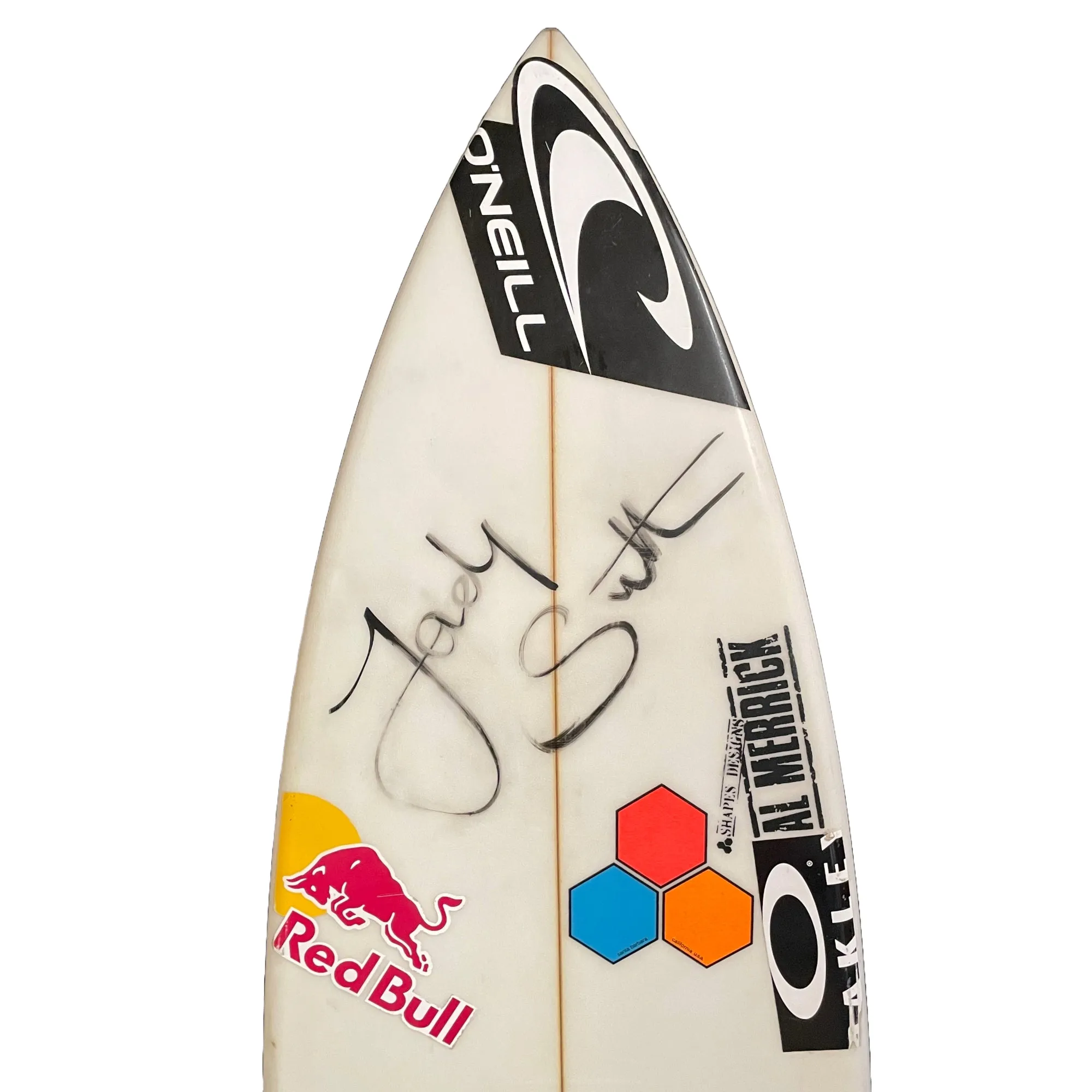 Jordy Smiths Personal *Signed* Girabbit Al Merrick 62 Pro Model Collector Board