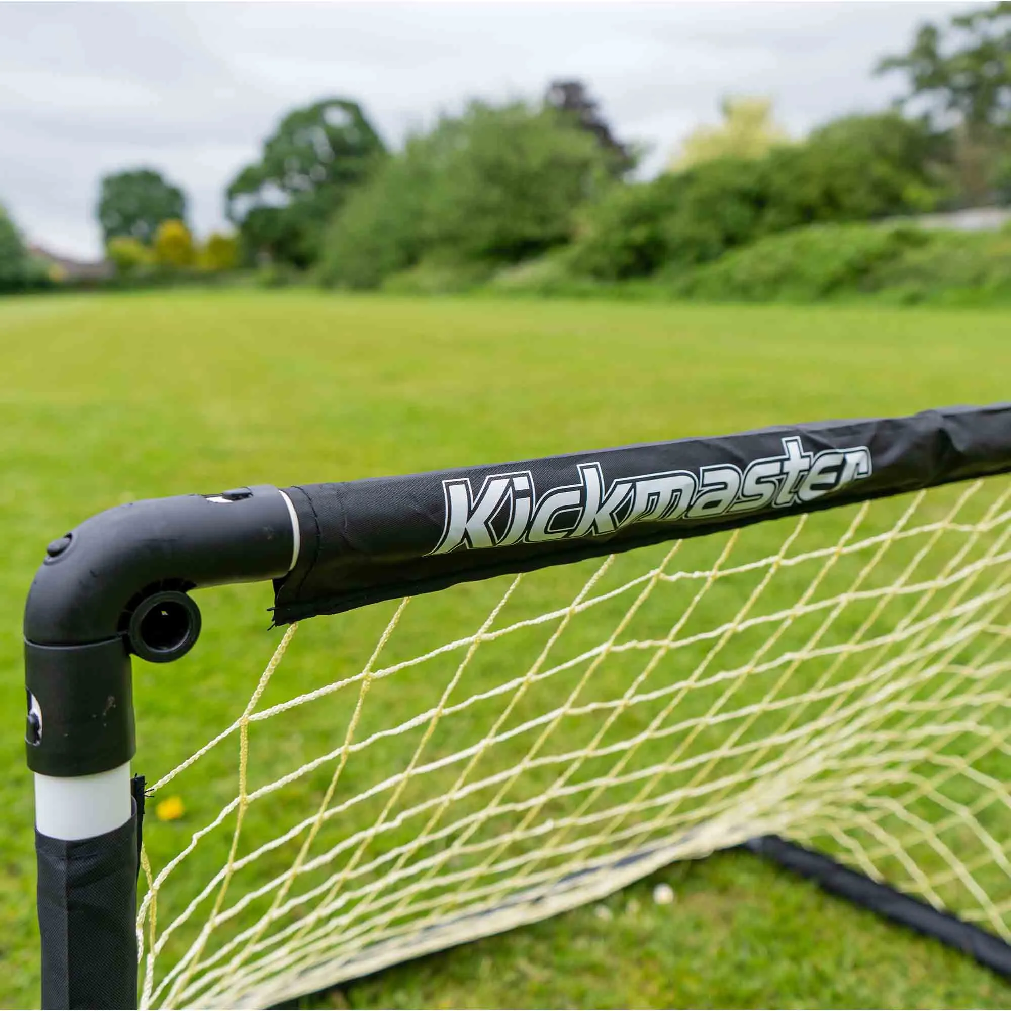 Kickmaster One on One Folding Football Goal Set