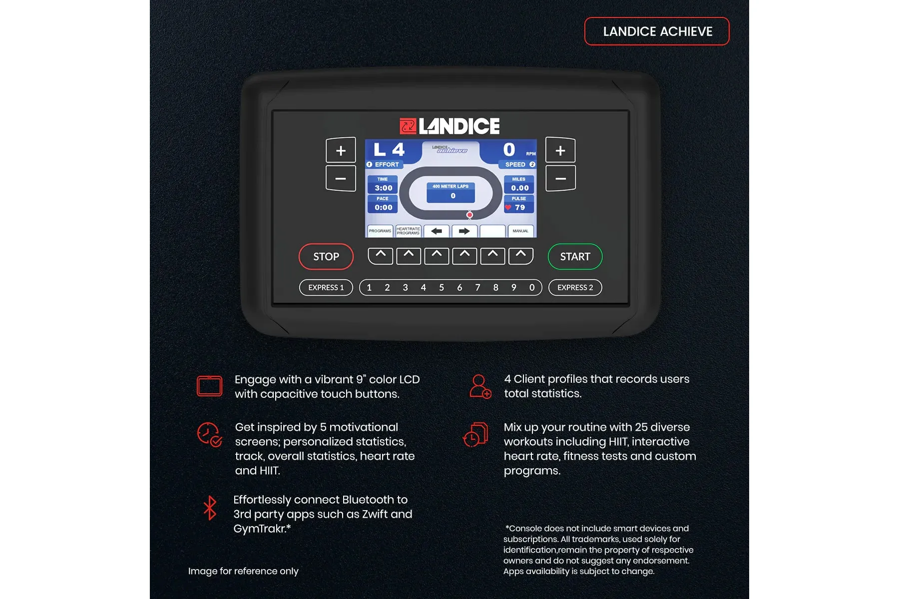 Landice U7 Upright Exercise Bike