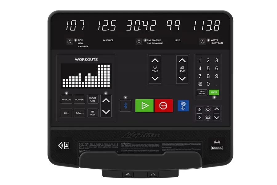 Life Fitness Club Series   (Plus) Recumbent Lifecycle Bike (DEMO) (💥MEMORIAL SALE)