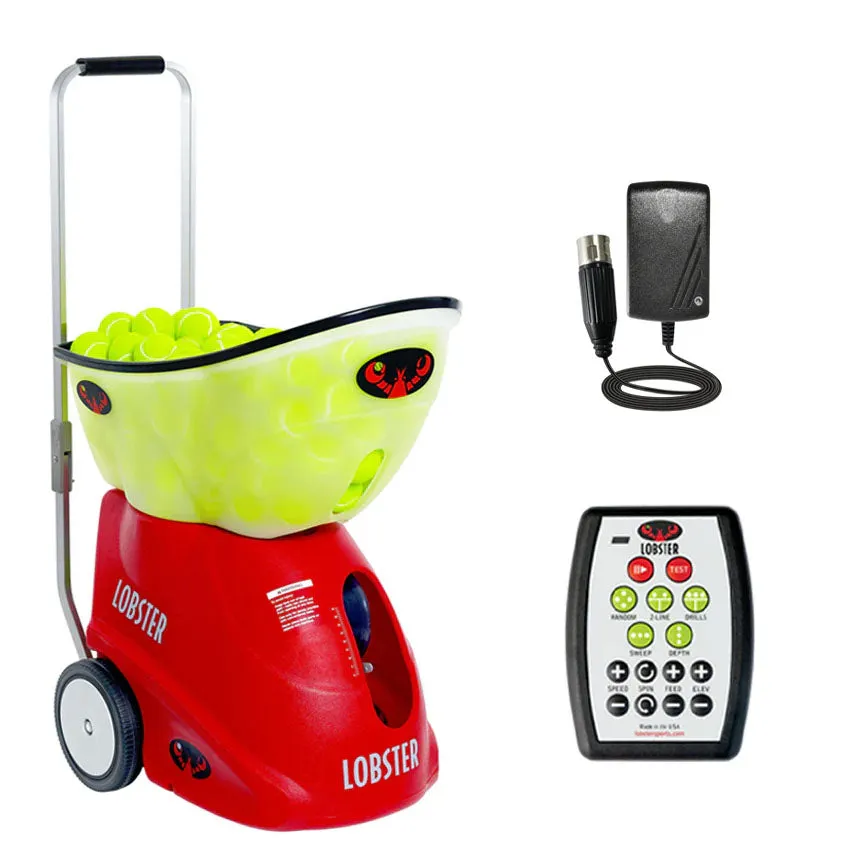 Lobster Elite Grand Slam 5 Ball Machine with Remote Control