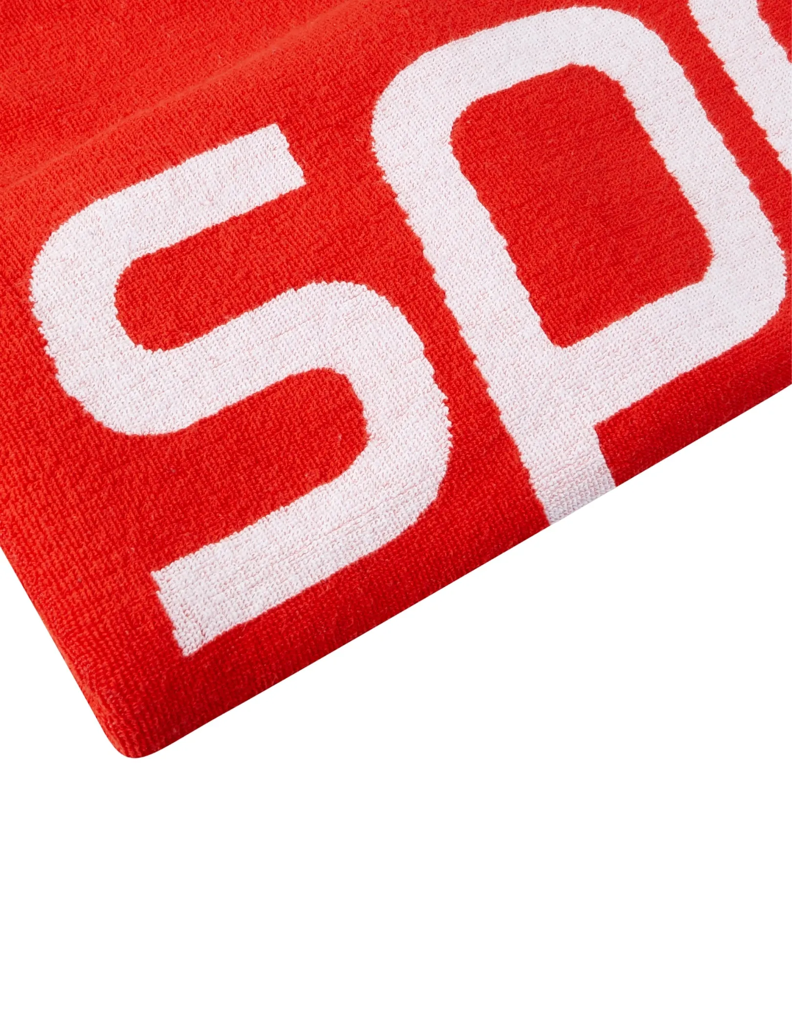 Logo Towel - Red/White