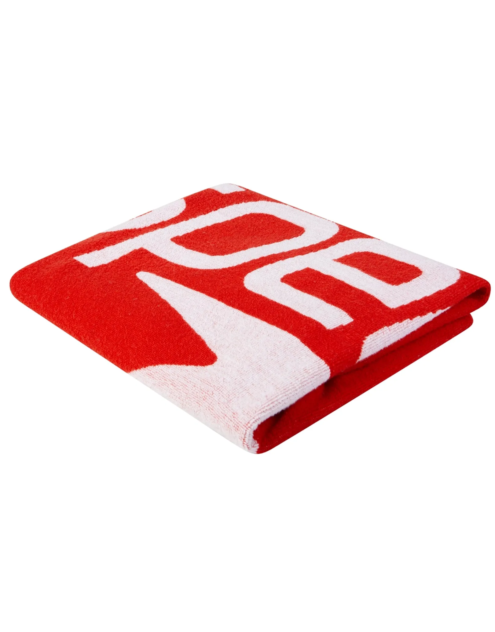 Logo Towel - Red/White