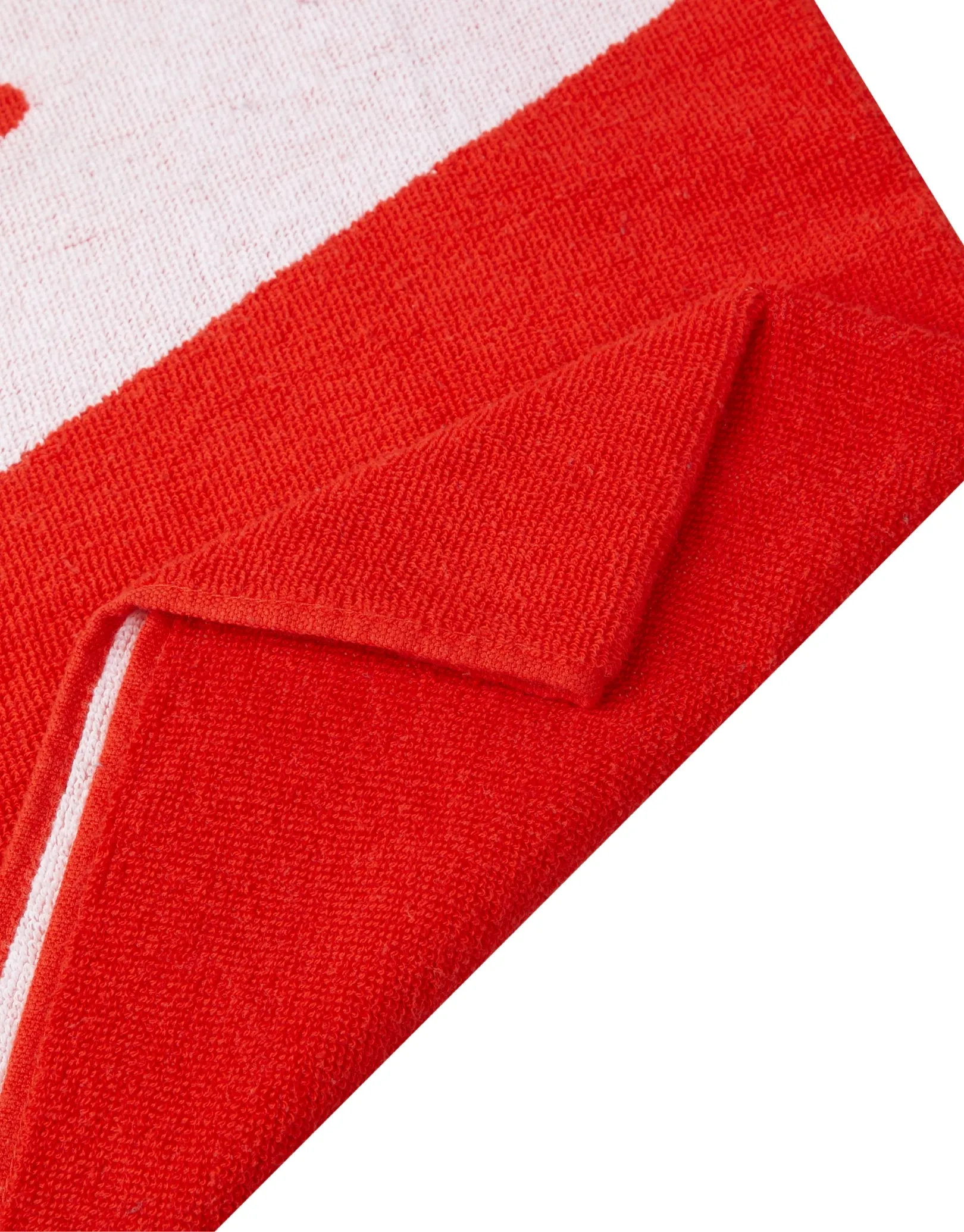 Logo Towel - Red/White