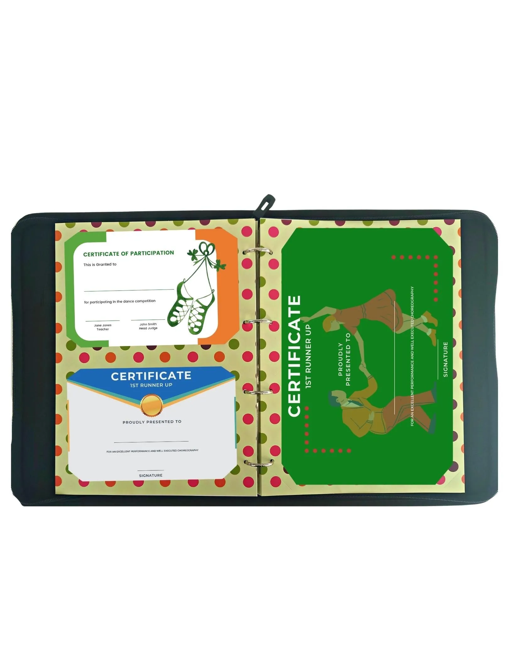 Medal, Badge & Certificate Case - Irish Dance