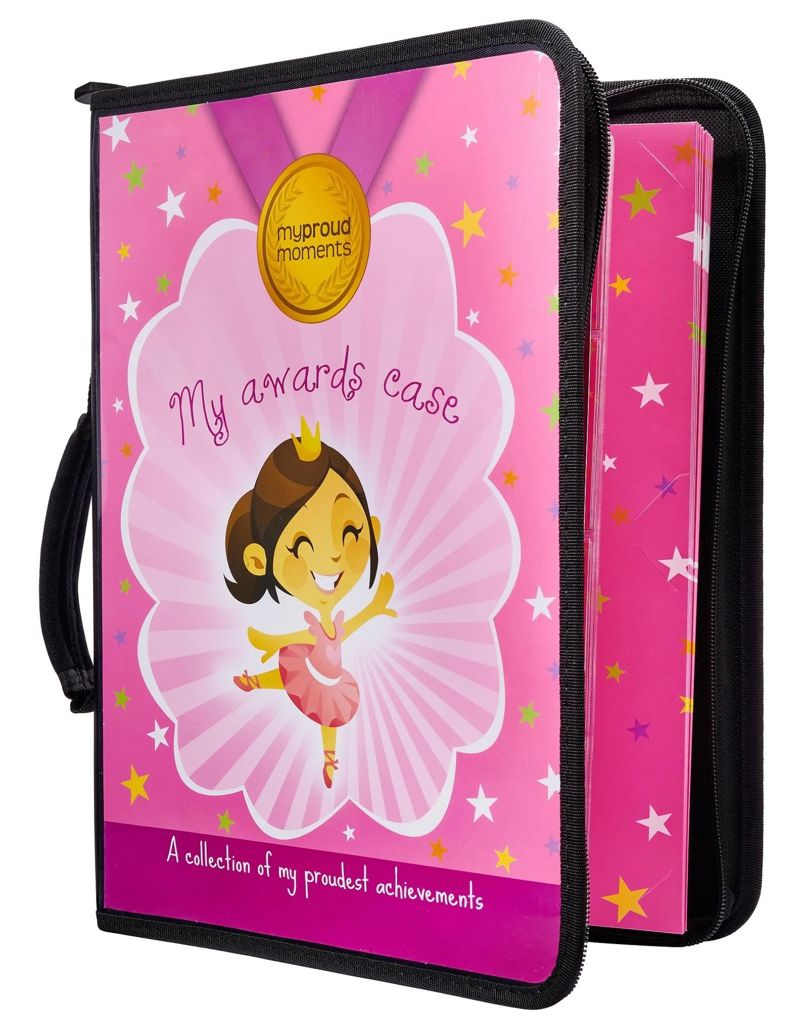 Medal, Badge & Certificate Case - Pink/Dance