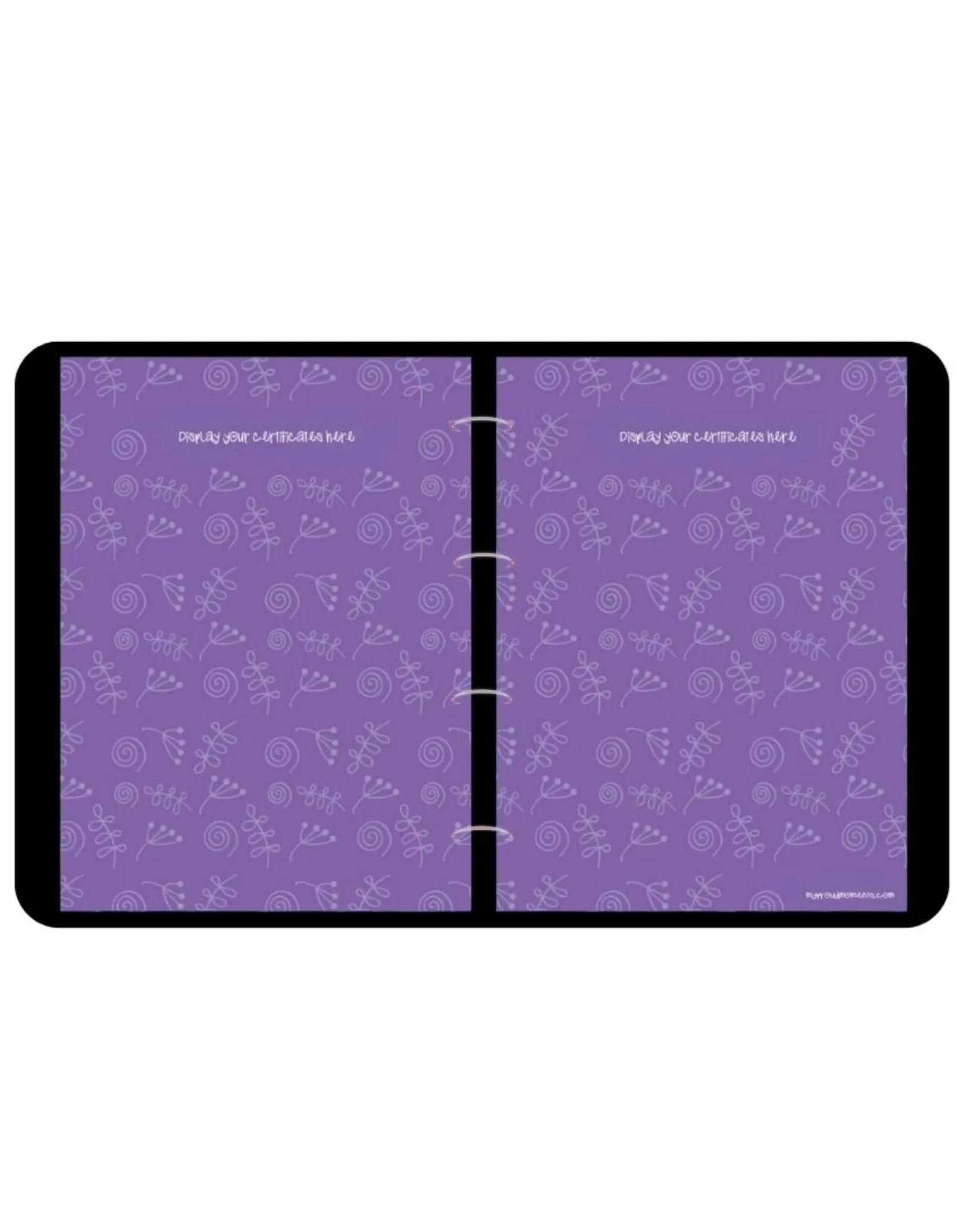 Medal, Badge & Certificate Case - Purple/Dance