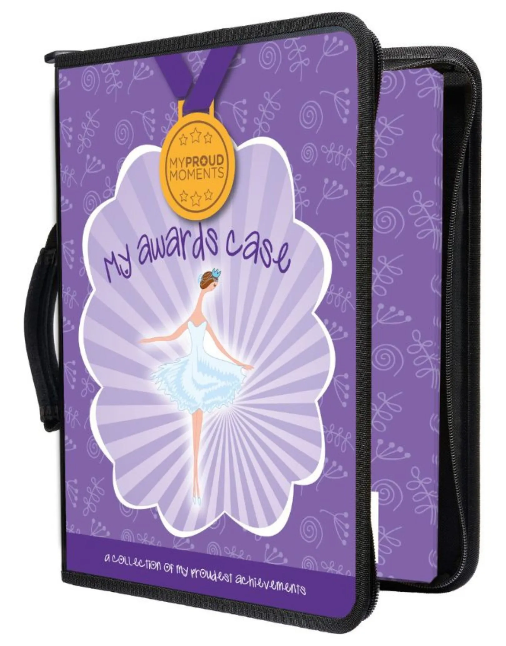 Medal, Badge & Certificate Case - Purple/Dance