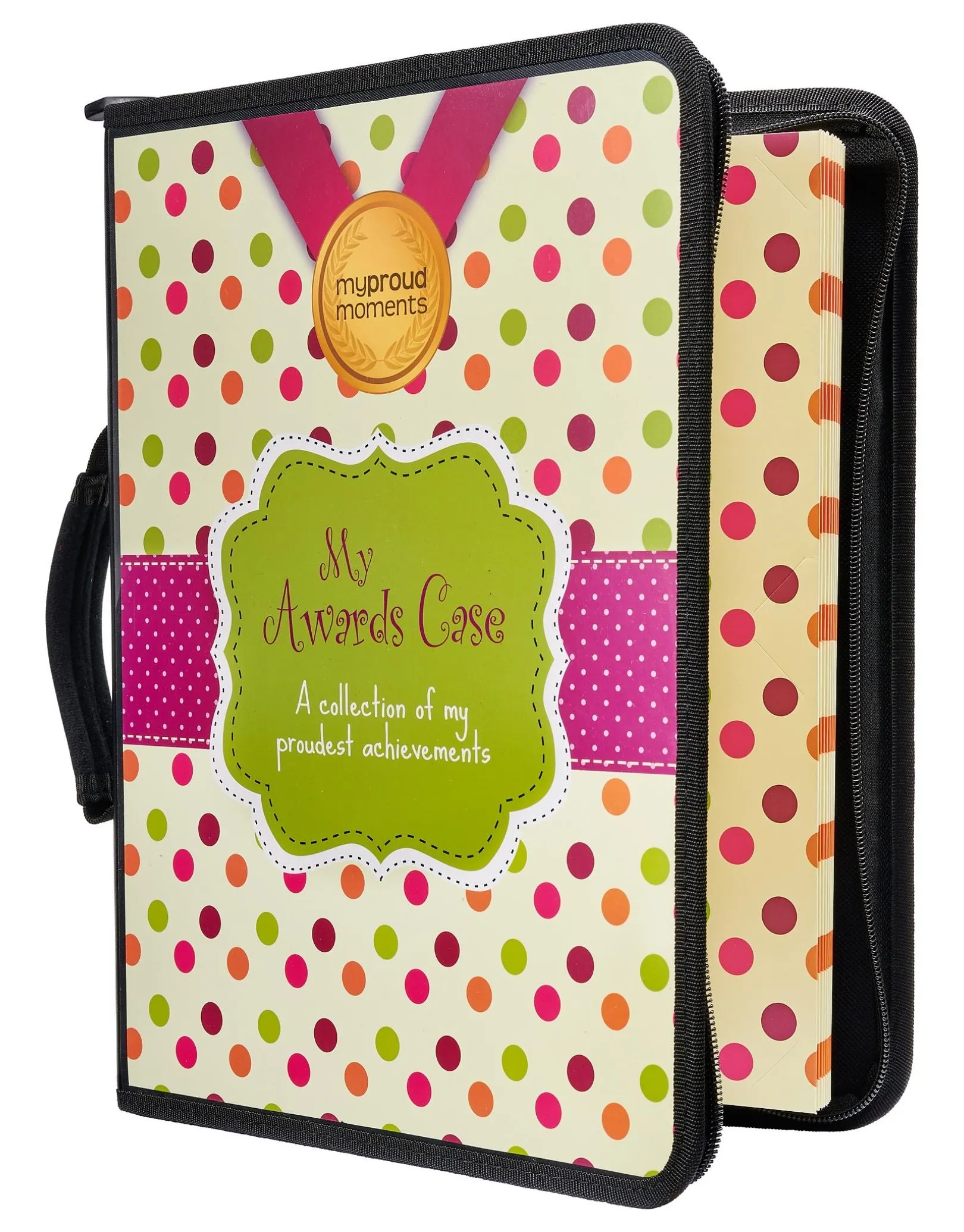 Medal, Badge & Certificate Case - Spotty