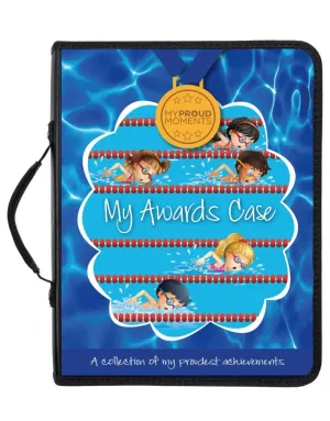 Medal, Badge & Certificate Case - Swimmers