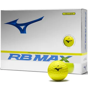 Mizuno RB Max Golf Balls - Yellow - 12 Pack