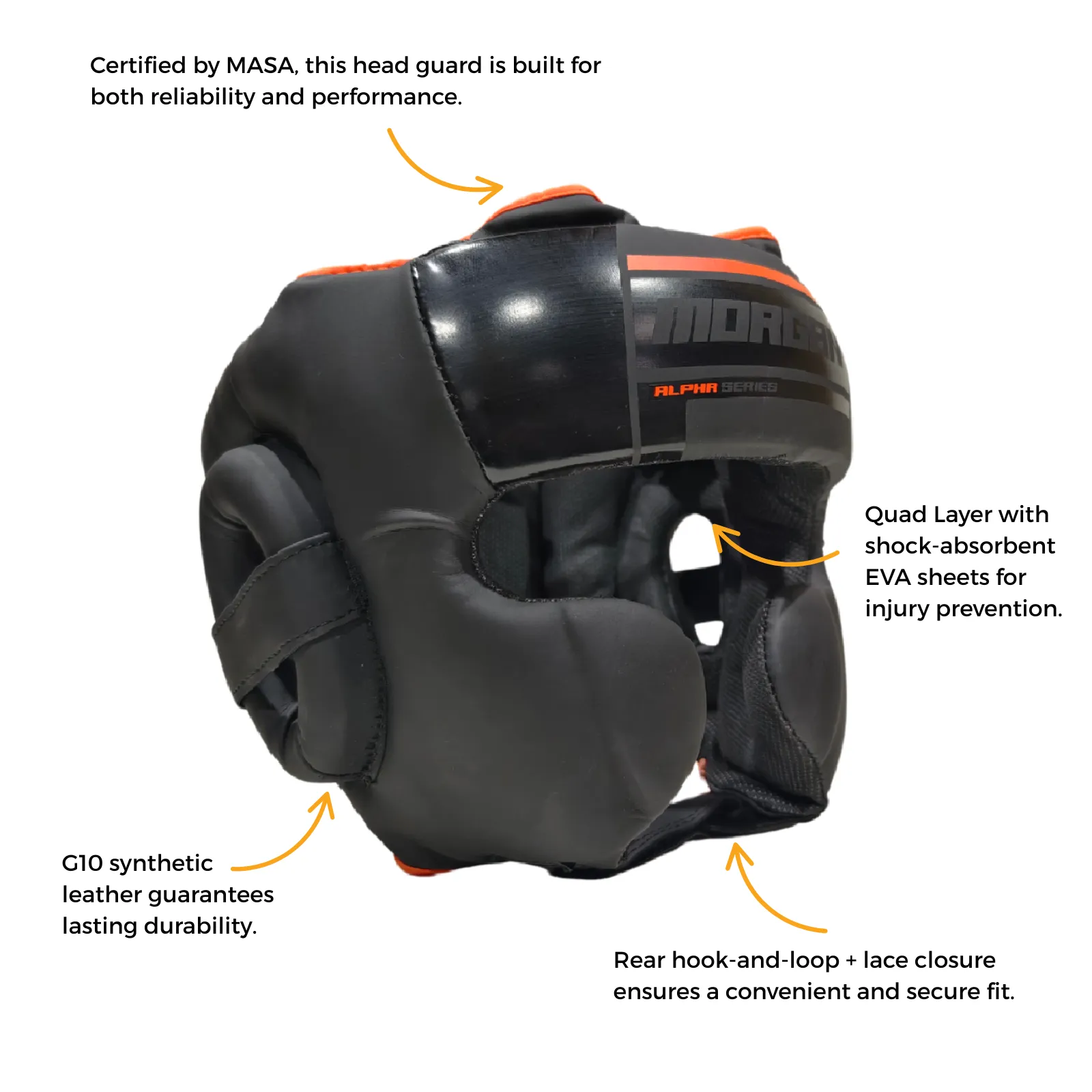 Morgan Alpha Series Combat Head Guard