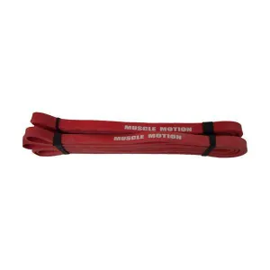 Muscle Motion Pair of 12mm Strength Bands - Red