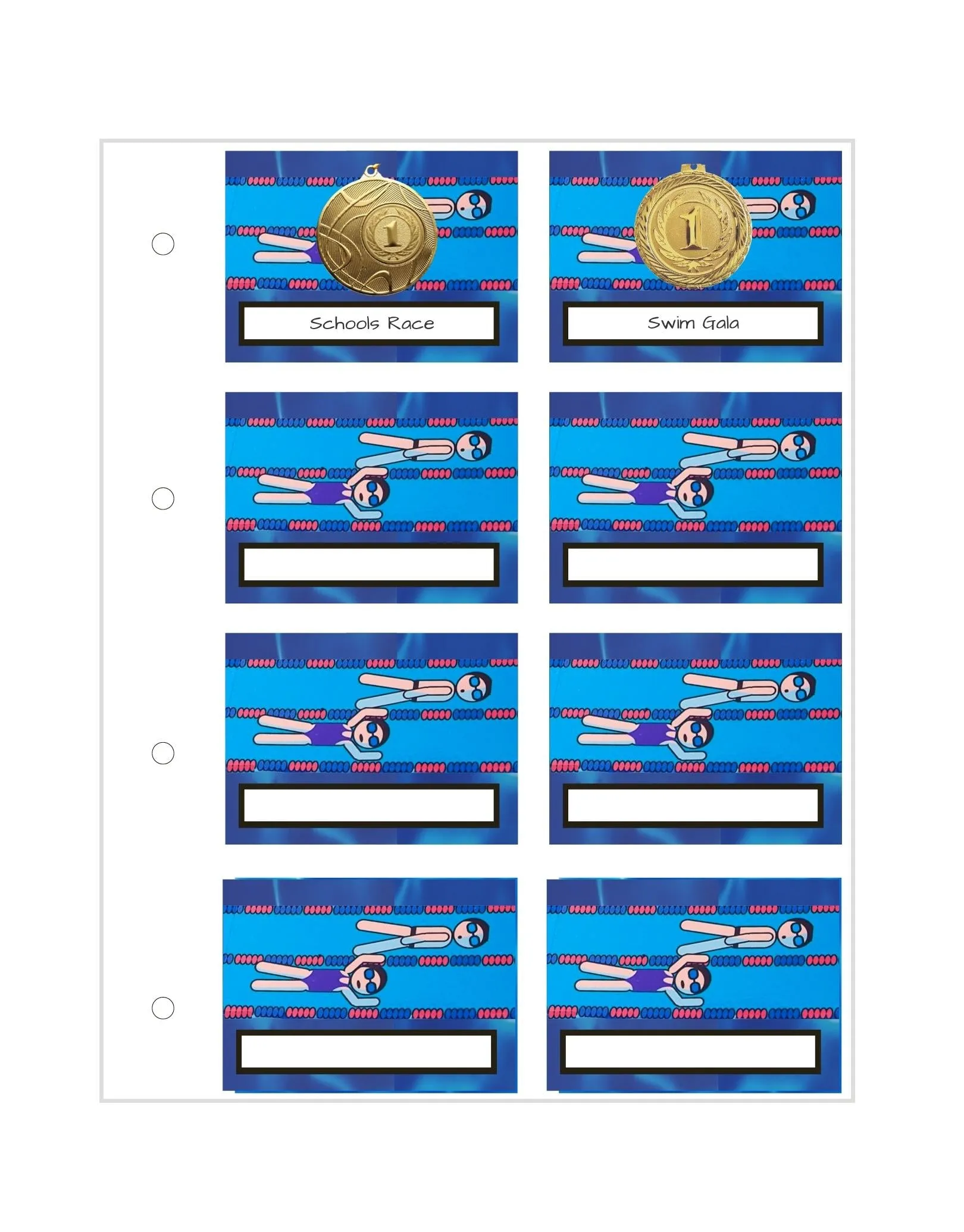 My Proud Moments Extra Page - Medal Holder
