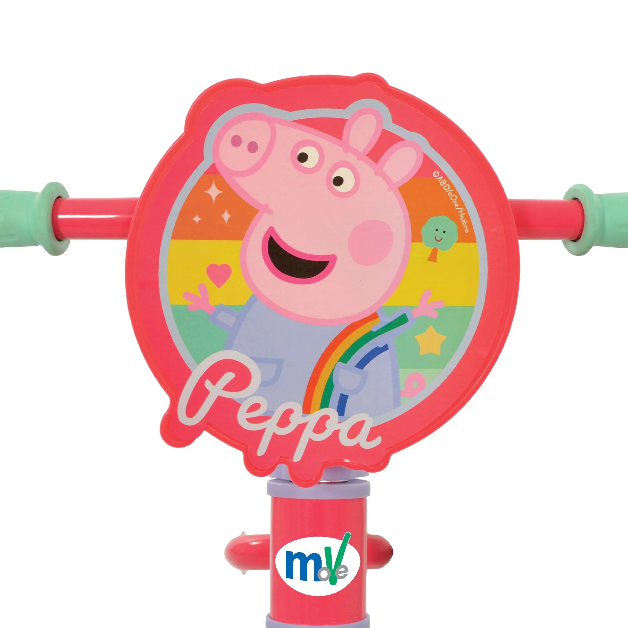 Peppa Pig 12" Balance Bike with Light Up Wheels