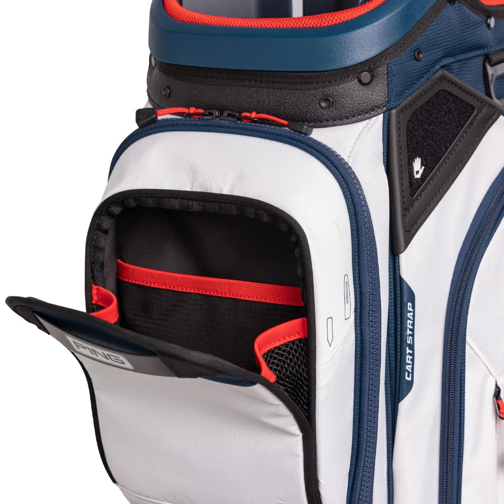Ping Pioneer 244 Cart Bag - Blue/Navy