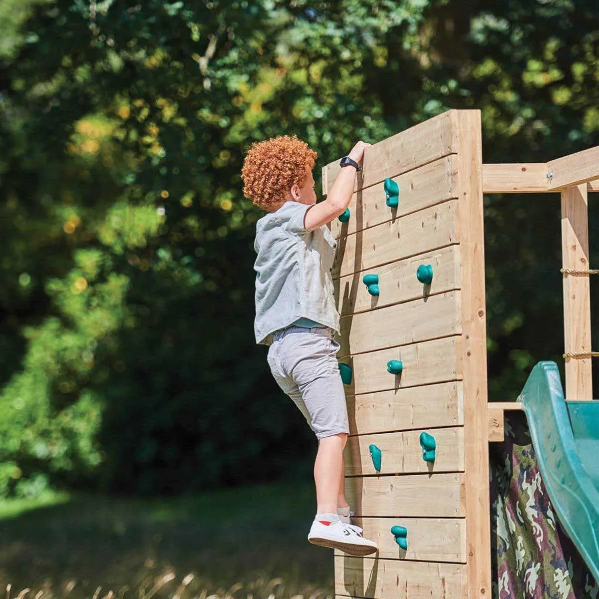 Plum Climbing Cube Wooden Play Centre