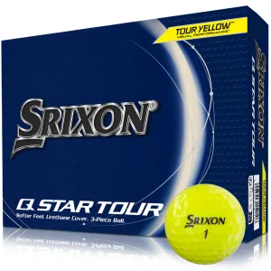 Q-STAR Tour Golf Balls - Tour Yellow - 12 Pack