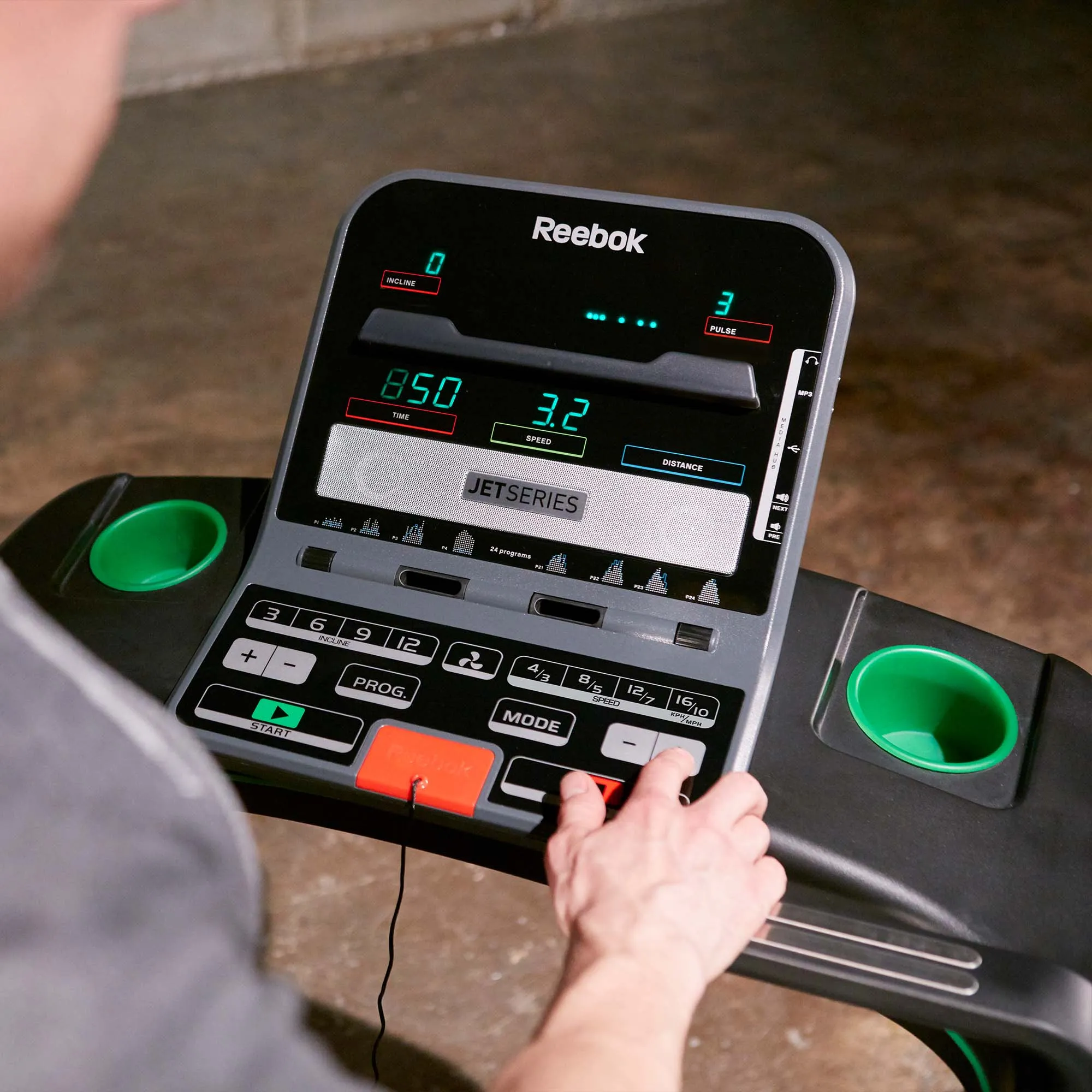 Reebok Jet 200 Series Bluetooth Folding Treadmill