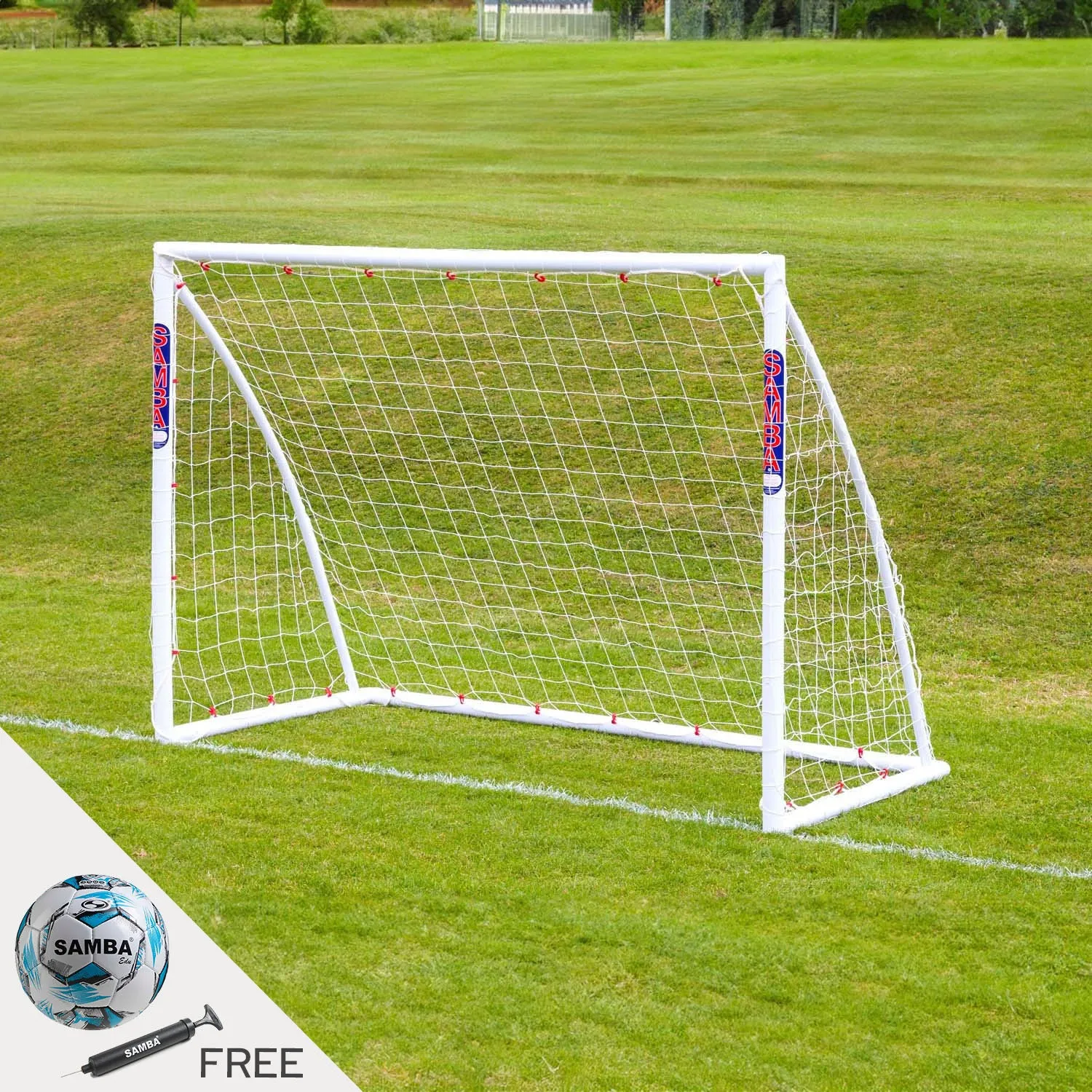 Samba 8ft x 6ft Trainer Football Goal with Locking System