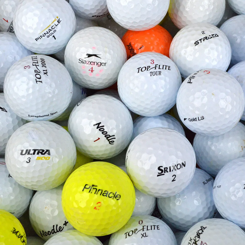 Second Chance Practice Lake Golf Balls - Grade B - 50 Mixed Bag