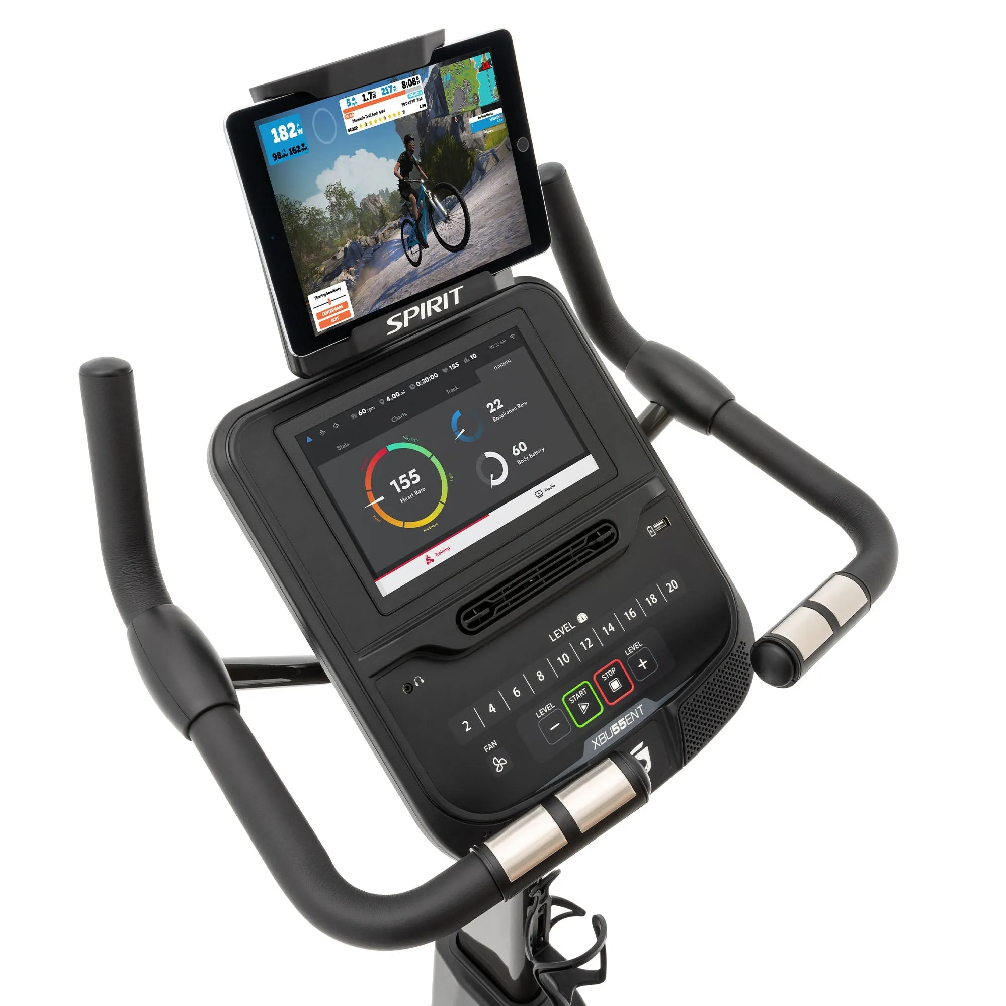 Spirit Fitness XBU55 ENT Upright Exercise Bike