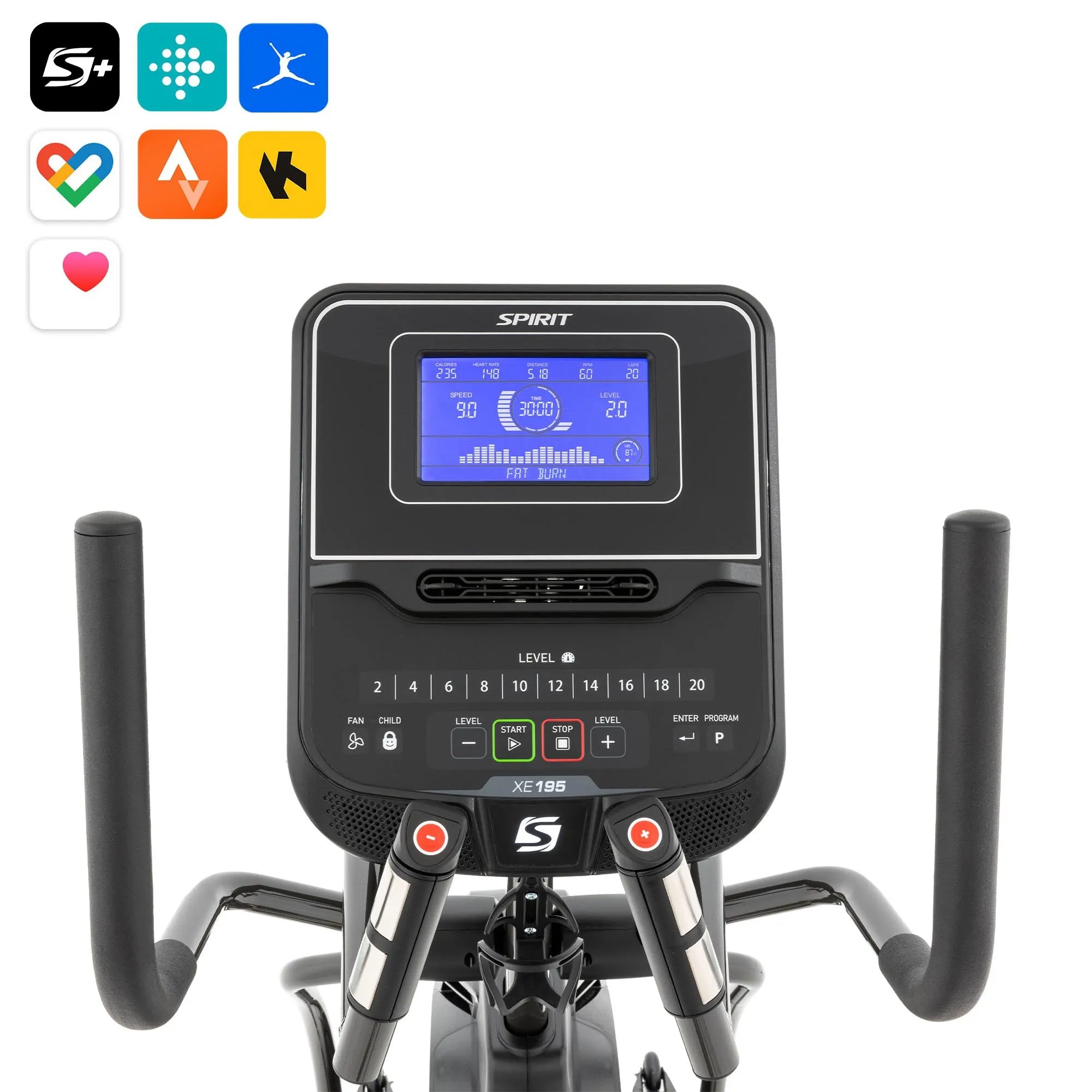 Spirit Fitness XE 195 Elliptical Cross Trainer