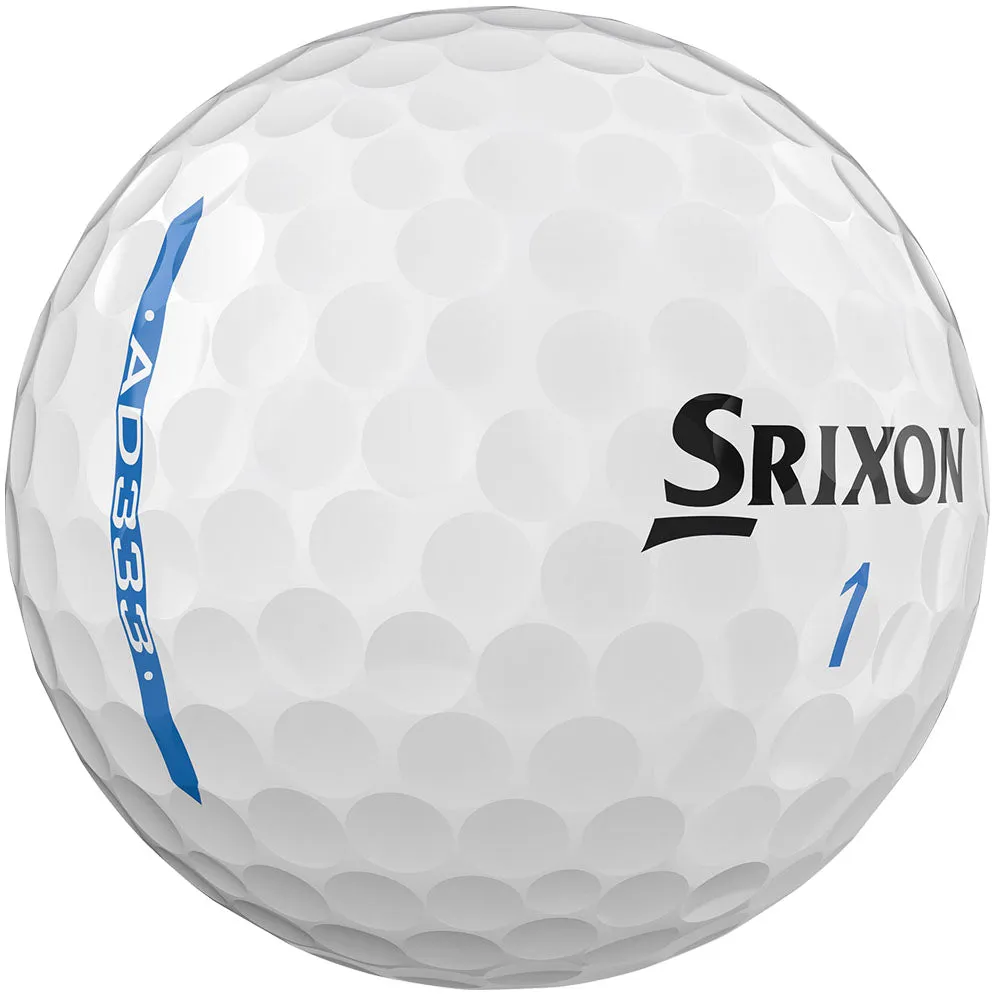 Srixon AD333 Golf Balls - White - 12 Pack