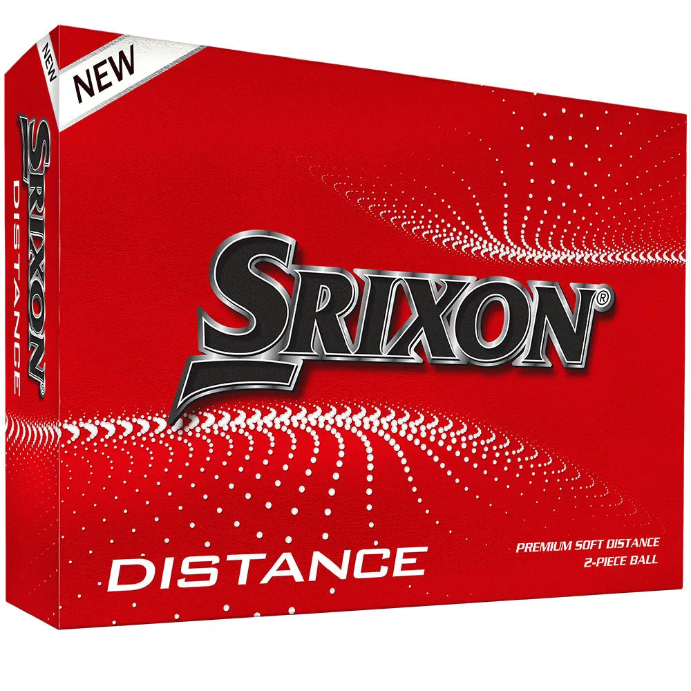 Srixon Distance Golf Balls - White - 12 Pack