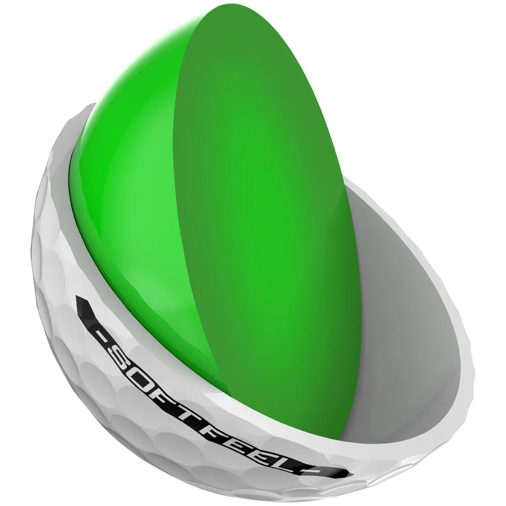 Srixon Soft Feel Golf Balls - White - 12 Pack