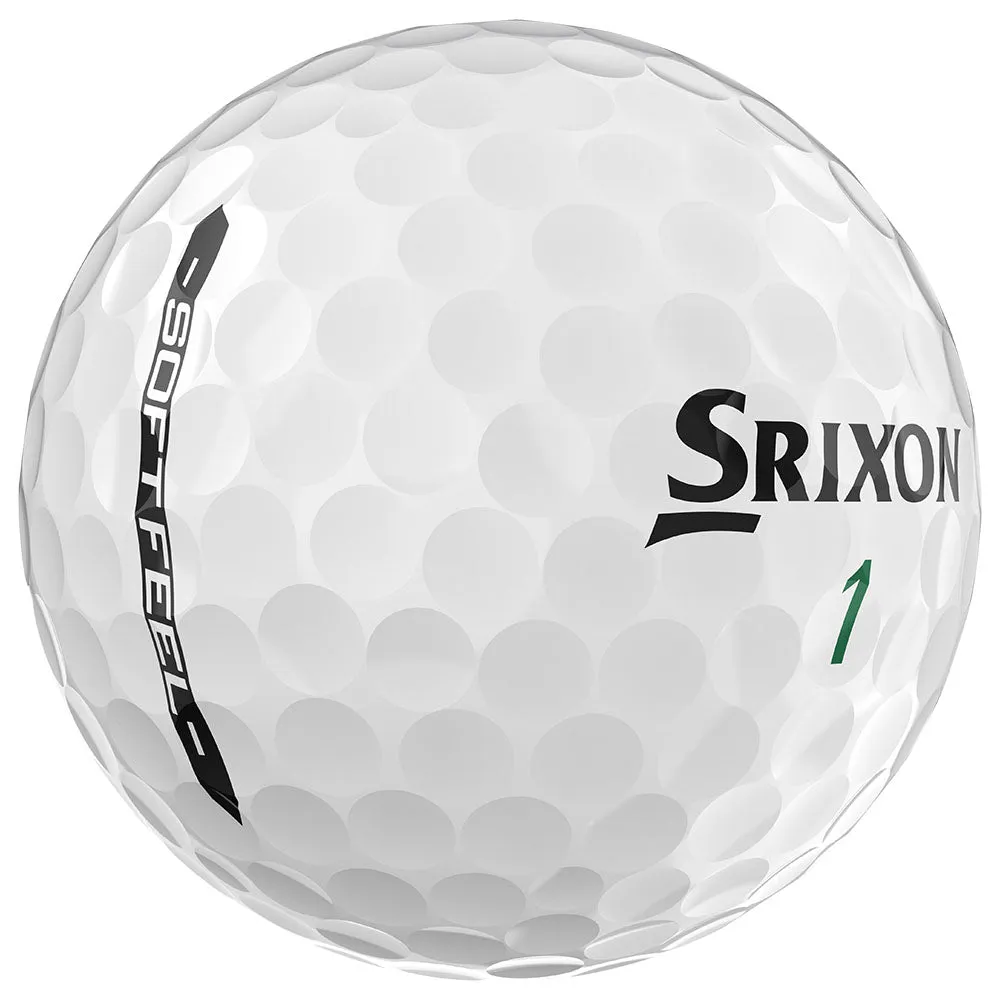 Srixon Soft Feel Golf Balls - White - 12 Pack