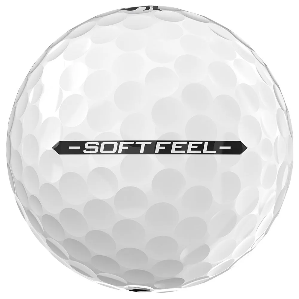 Srixon Soft Feel Golf Balls - White - 12 Pack