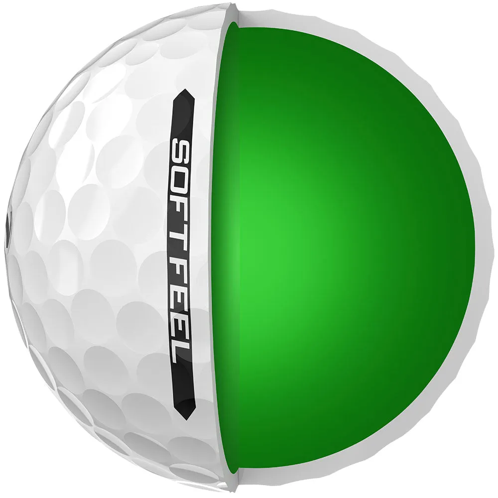 Srixon Soft Feel Golf Balls - White - 4 Dozen Pack