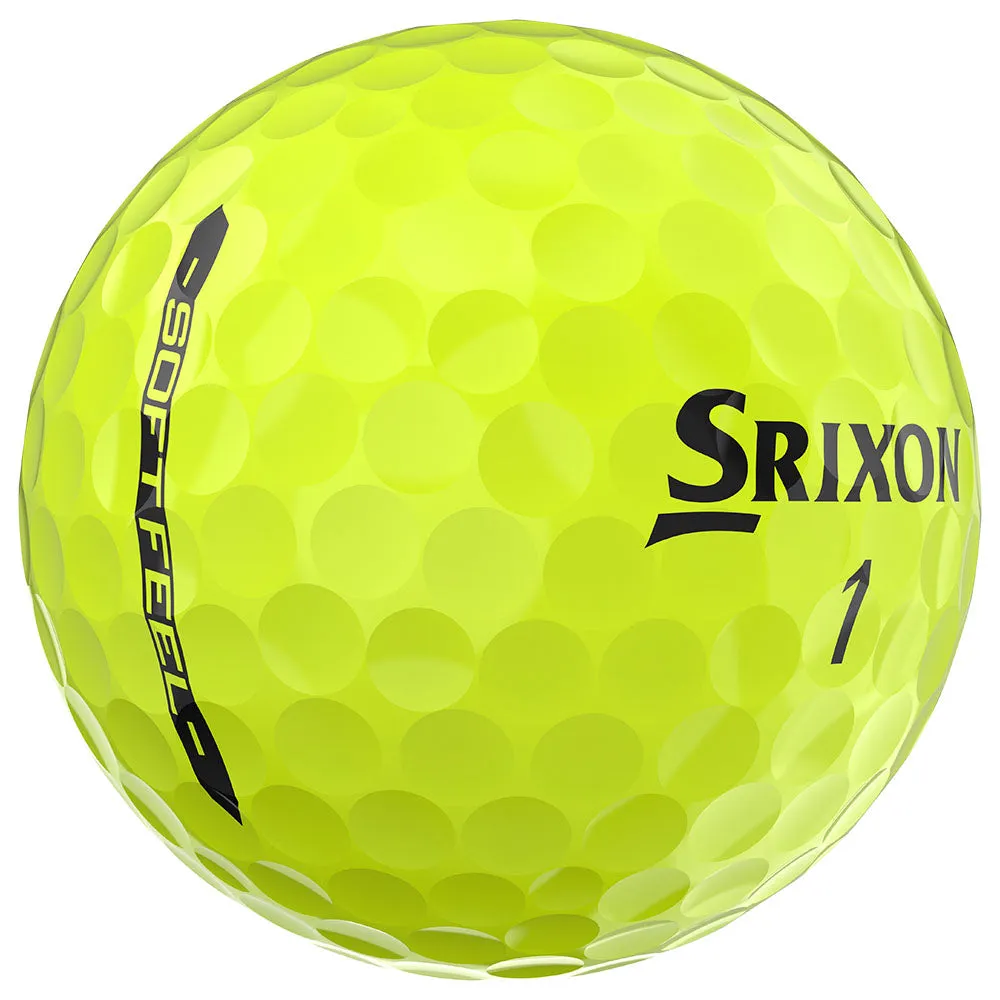 Srixon Soft Feel Golf Balls - Yellow - 12 Pack