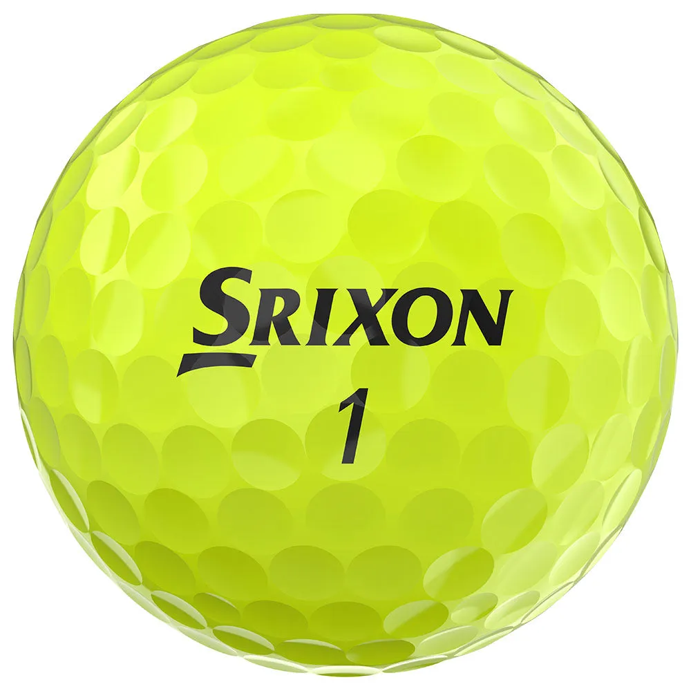 Srixon Soft Feel Golf Balls - Yellow - 12 Pack