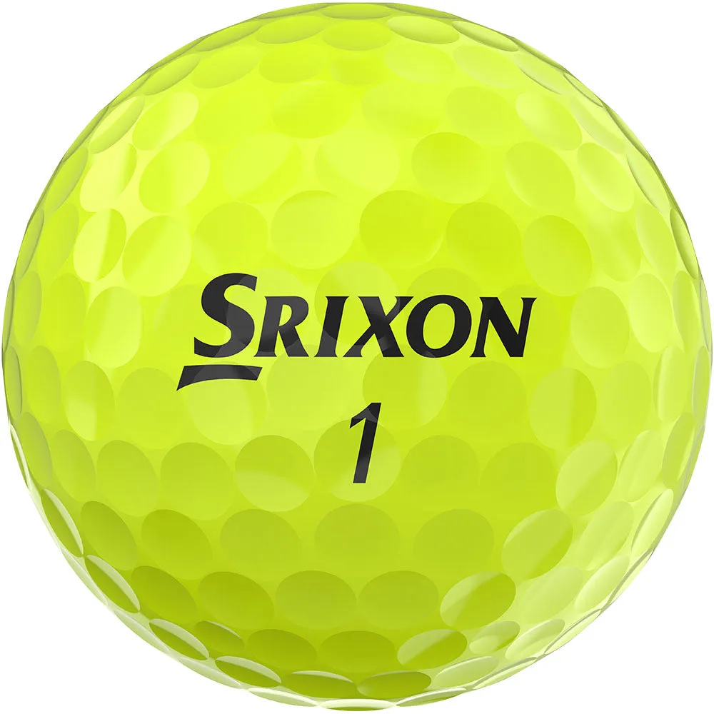Srixon Soft Feel Golf Balls - Yellow - Double Dozen