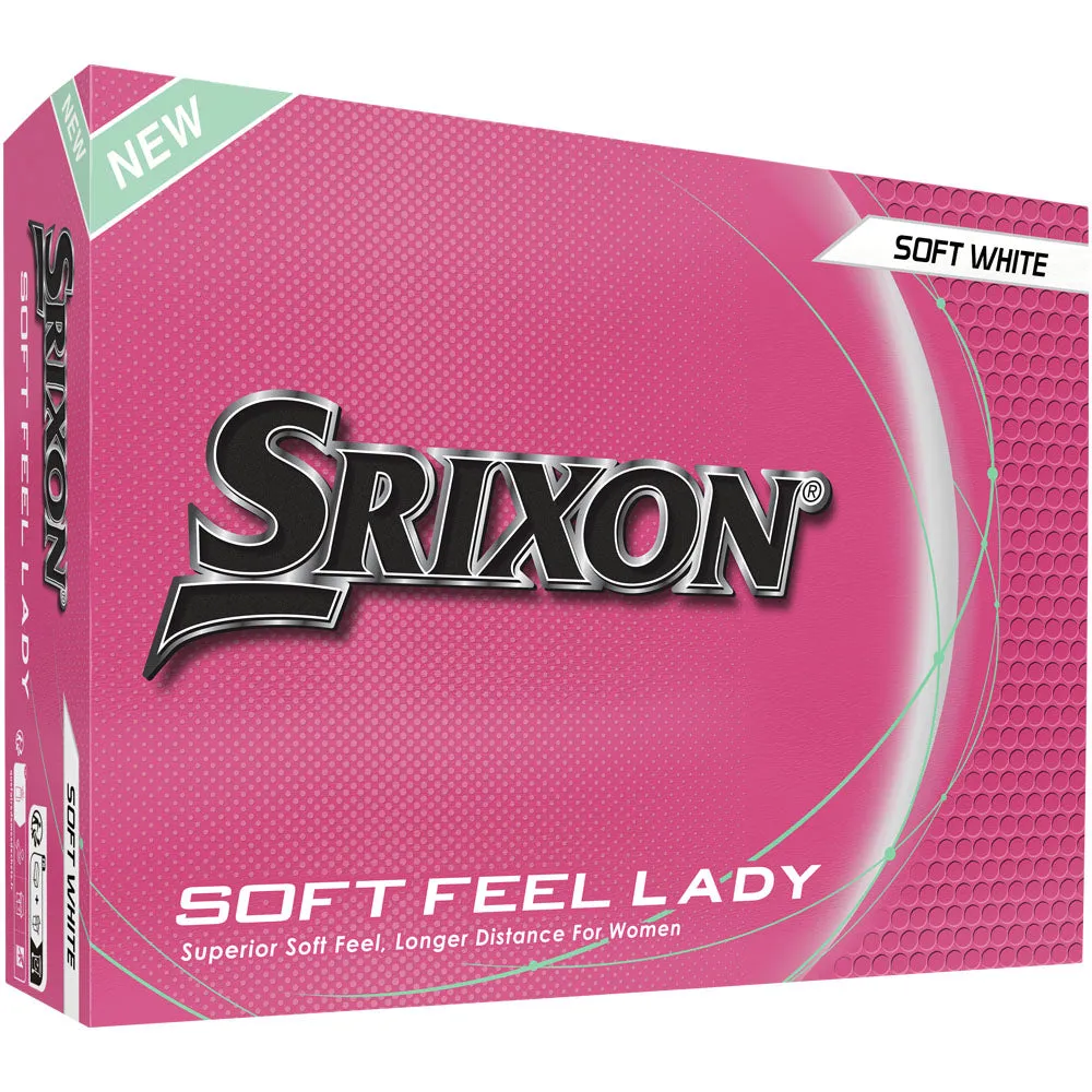 Srixon Soft Feel Ladies Golf Balls - White - 12 Pack